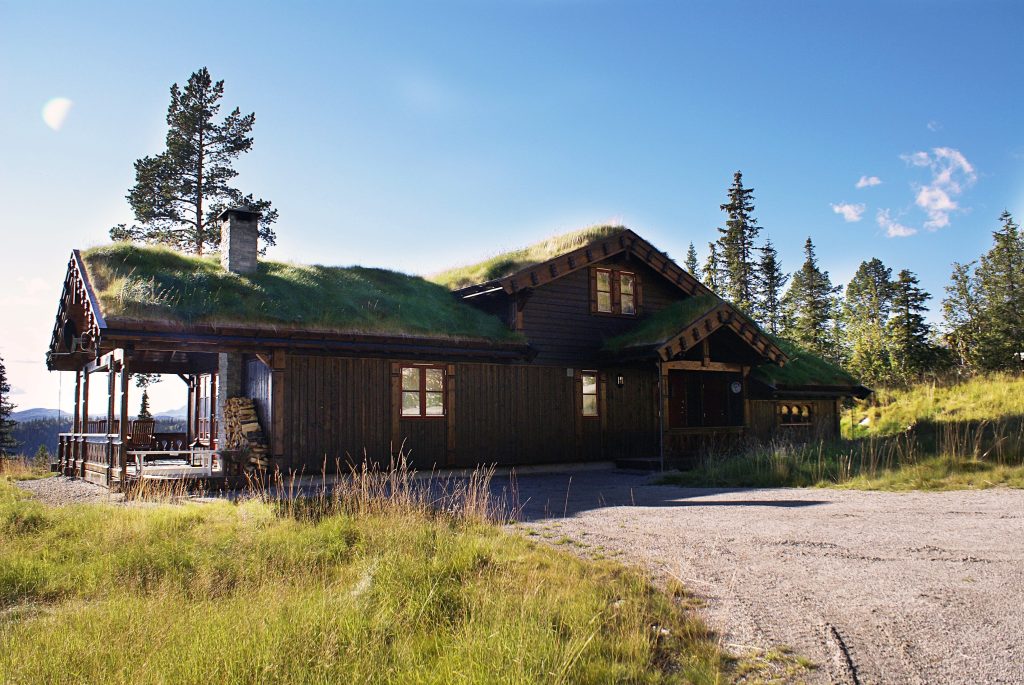 rural cottage with breathtaking landscape and beautiful